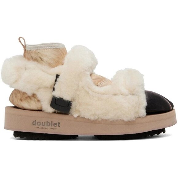 Doublet x Suicoke Edition Animal Foot Layered Sandals Size 35 W6 M4 Beige $730 - Picture 12 of 14